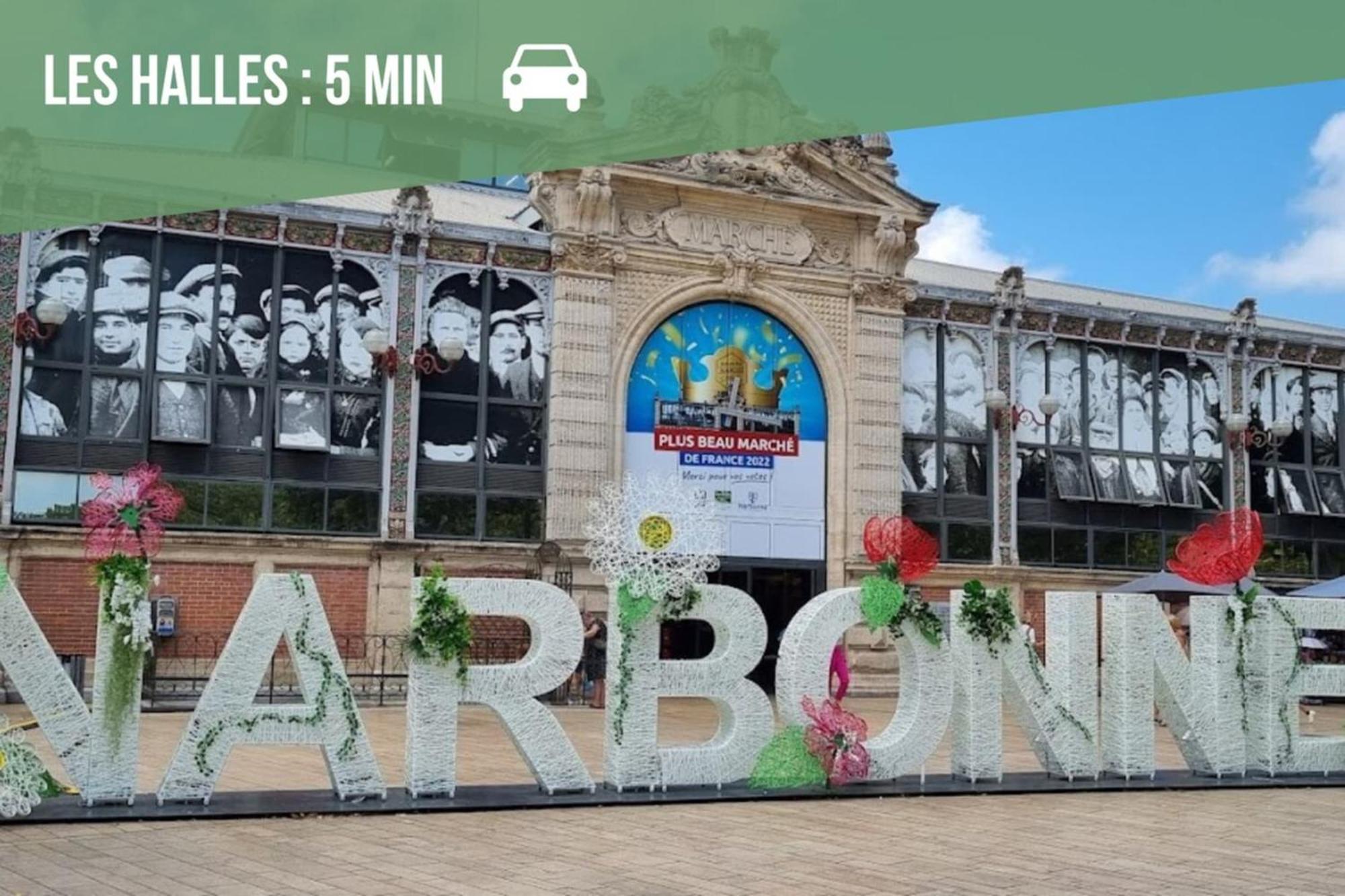 Le Cocon - Wifi - Cour Privative - Proche Halles Narbonne Kültér fotó